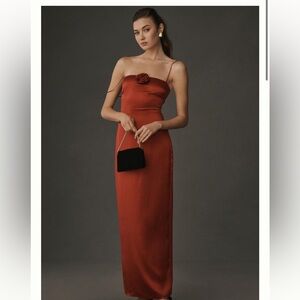 NWT Reformation Frankie Silk Dress